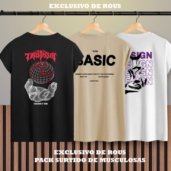PACK SURTIDO (10 MUSCULOSAS)