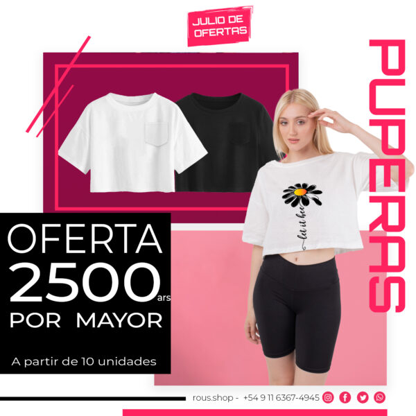 PACK SURTIDO DE PUPERAS CON BOLSILLO