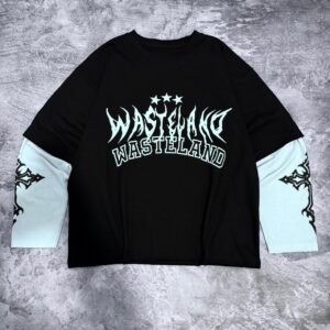 BOXY FIT DOBLE MANGA wasteland