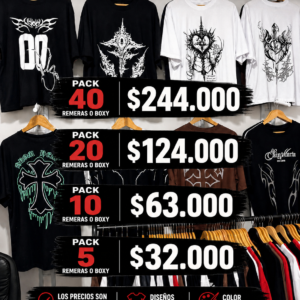 PACK SURTIDO DE Remerones o boxy